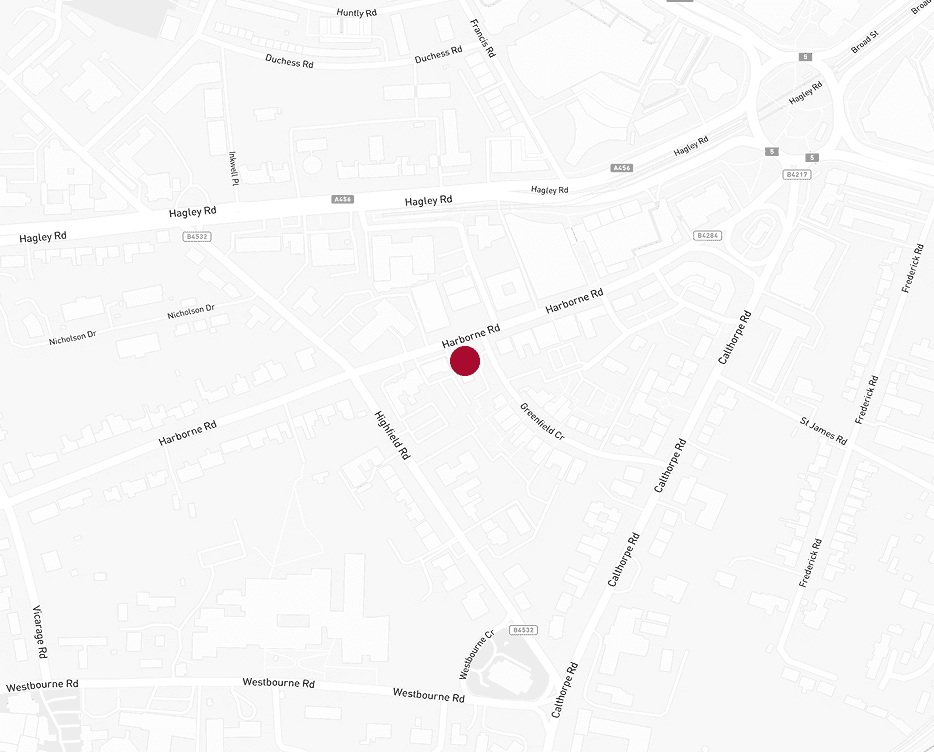 Map showing TFI Group contact location in the UK.